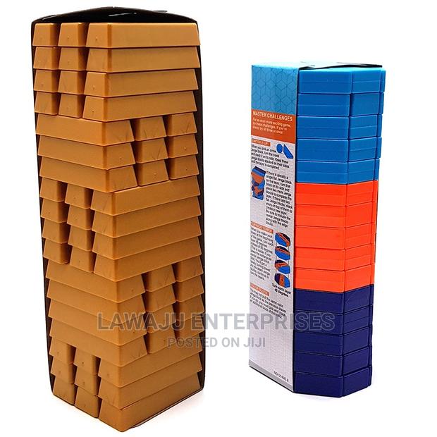 Jenga Gold Game Jenga Octagone Game - thumbnail 3
