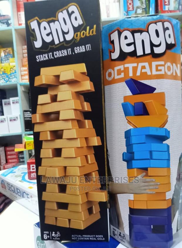 Jenga Gold Game Jenga Octagone Game - main view