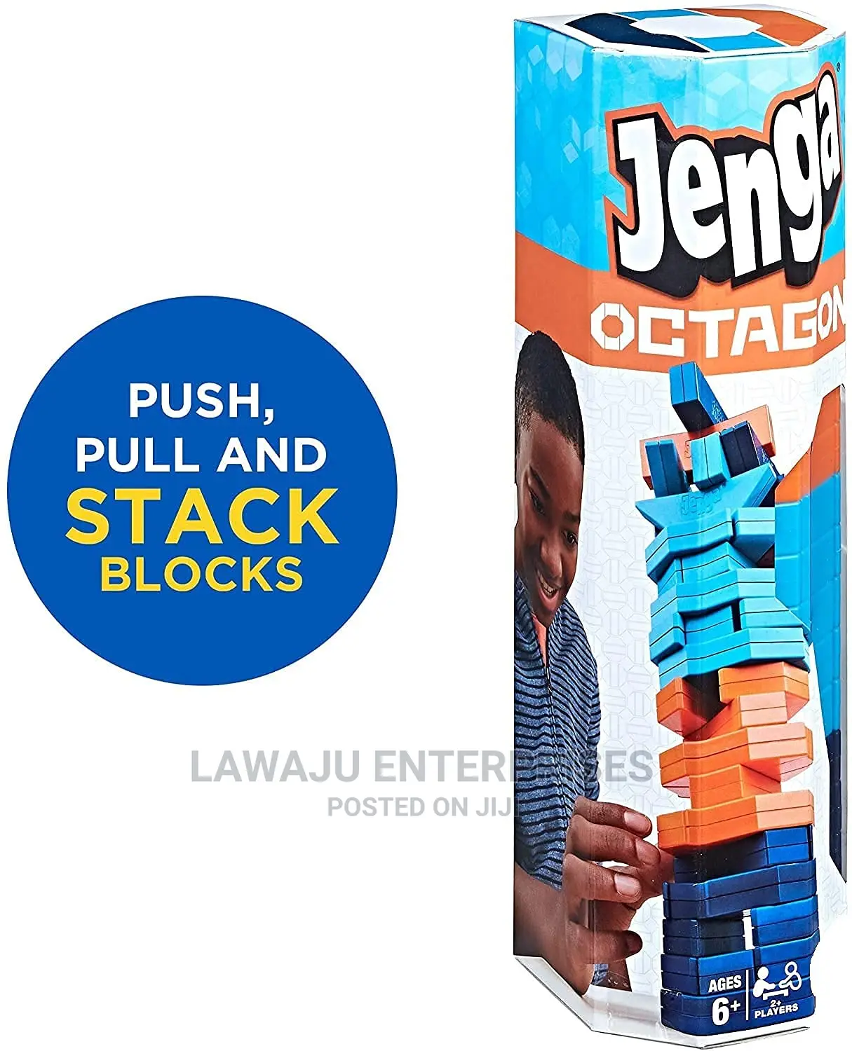 Jenga Octagone Game - 45pcs