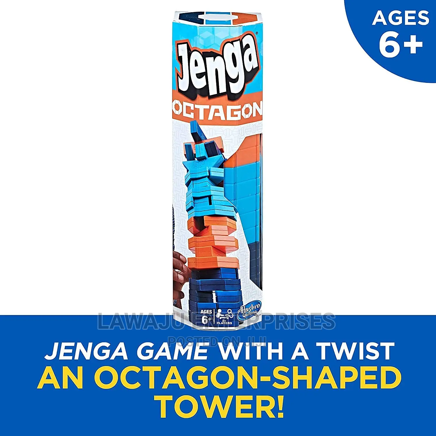 Jenga Octagone Game - 45pcs
