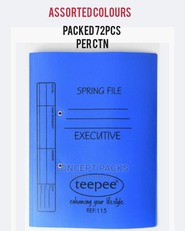 Teepee Execitive 72pcs (1ctn) PVC Spring File. - main view