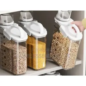 2.8L Cereal Container Airtight Lid Food Container With Scale