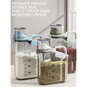 2.8L Cereal Container Airtight Lid Food Container With Scale