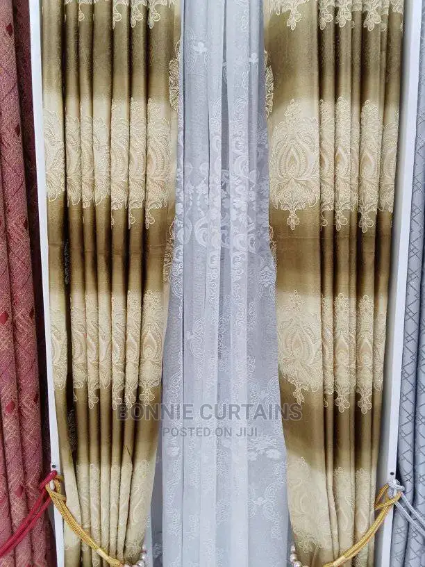 Heavy Curtains and Their Matching Sheers Available