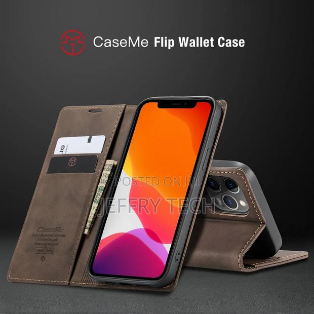 Caseme Case for iPhone 14 Pro Max Retro Wallet Cover Card Bo - thumbnail 2