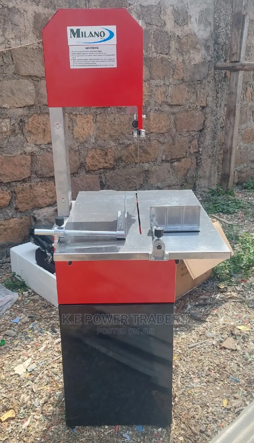 Italian Electric Mincer With Bonesaw Machine
