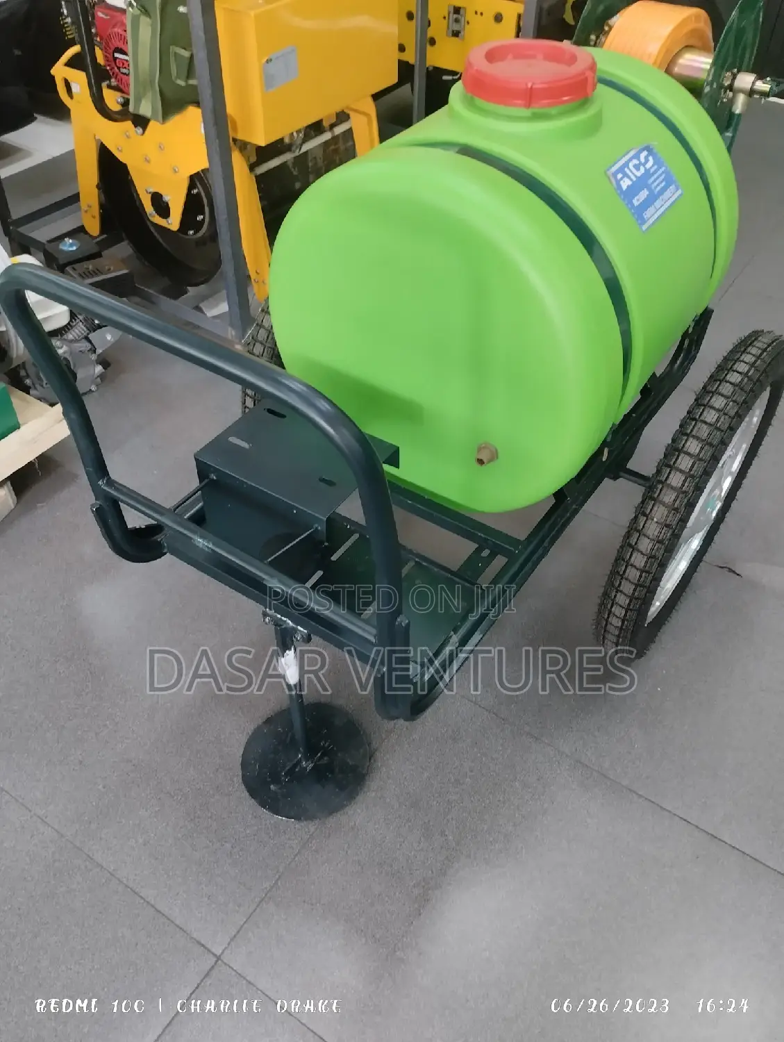 Motorised Sprayer 160l With Fabricated Wheels