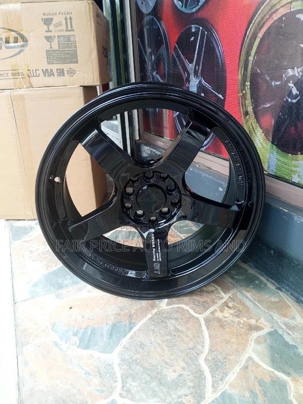 Size 17 Advan Black Plain Rims