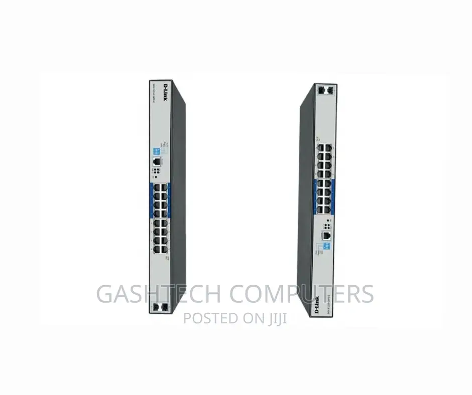 D-Link DGS-F1210-18PS-E 16-Port Gigabit Long Range 250m Poe+
