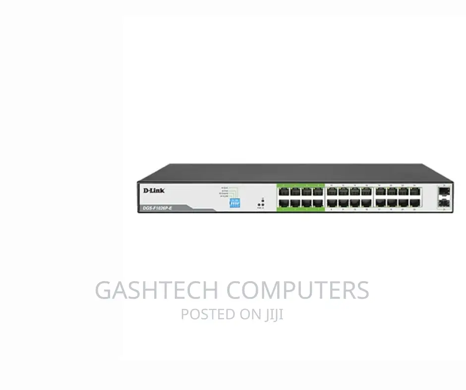 D-Link Upto 250 Meter Support 24-Port 1000mbps Poe Switch Wi