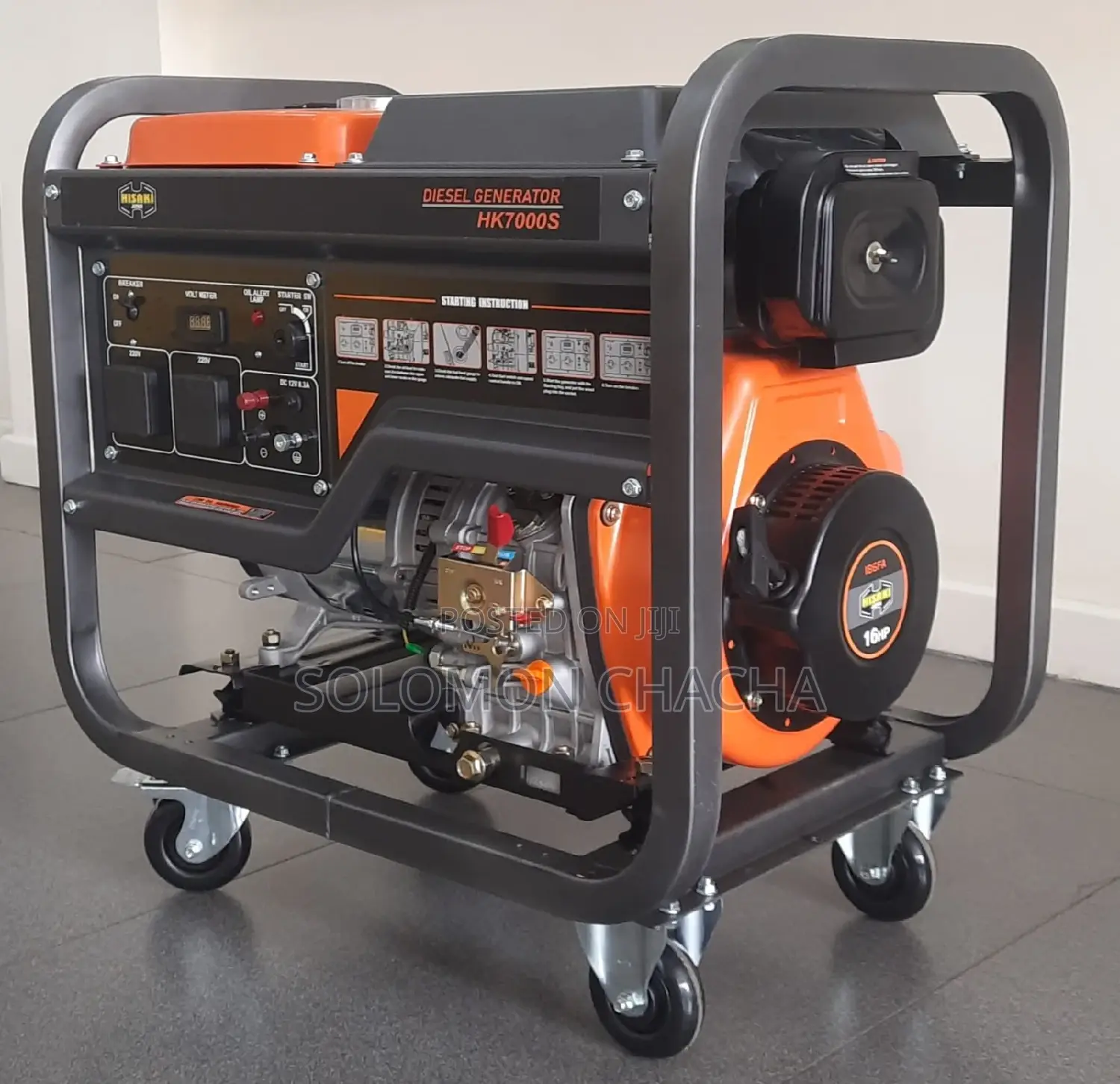Best Hisaki 6.88kva Japan Open Diesel Generator Market Price
