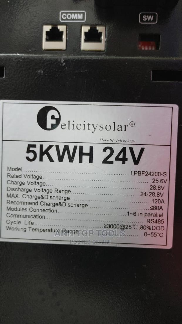 Lithium-Ion 24v 200ah Solar Backup Battery - thumbnail 2