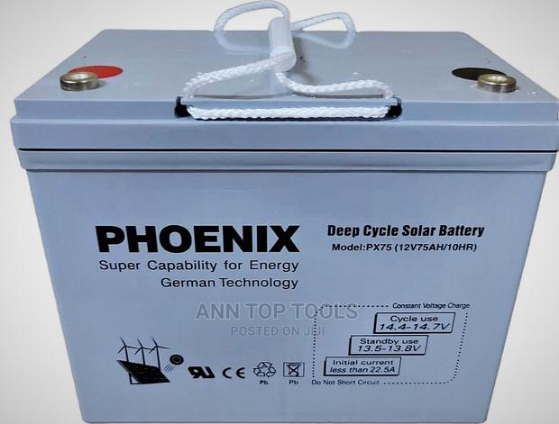 Phoenix 12v75ah Deep Cycle Solar Battery