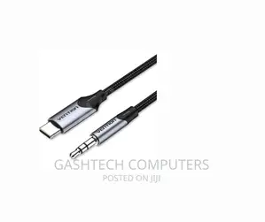 Vention Usb-C Male to 3.5mm Male Cable 1M Gray Aluminum Allo