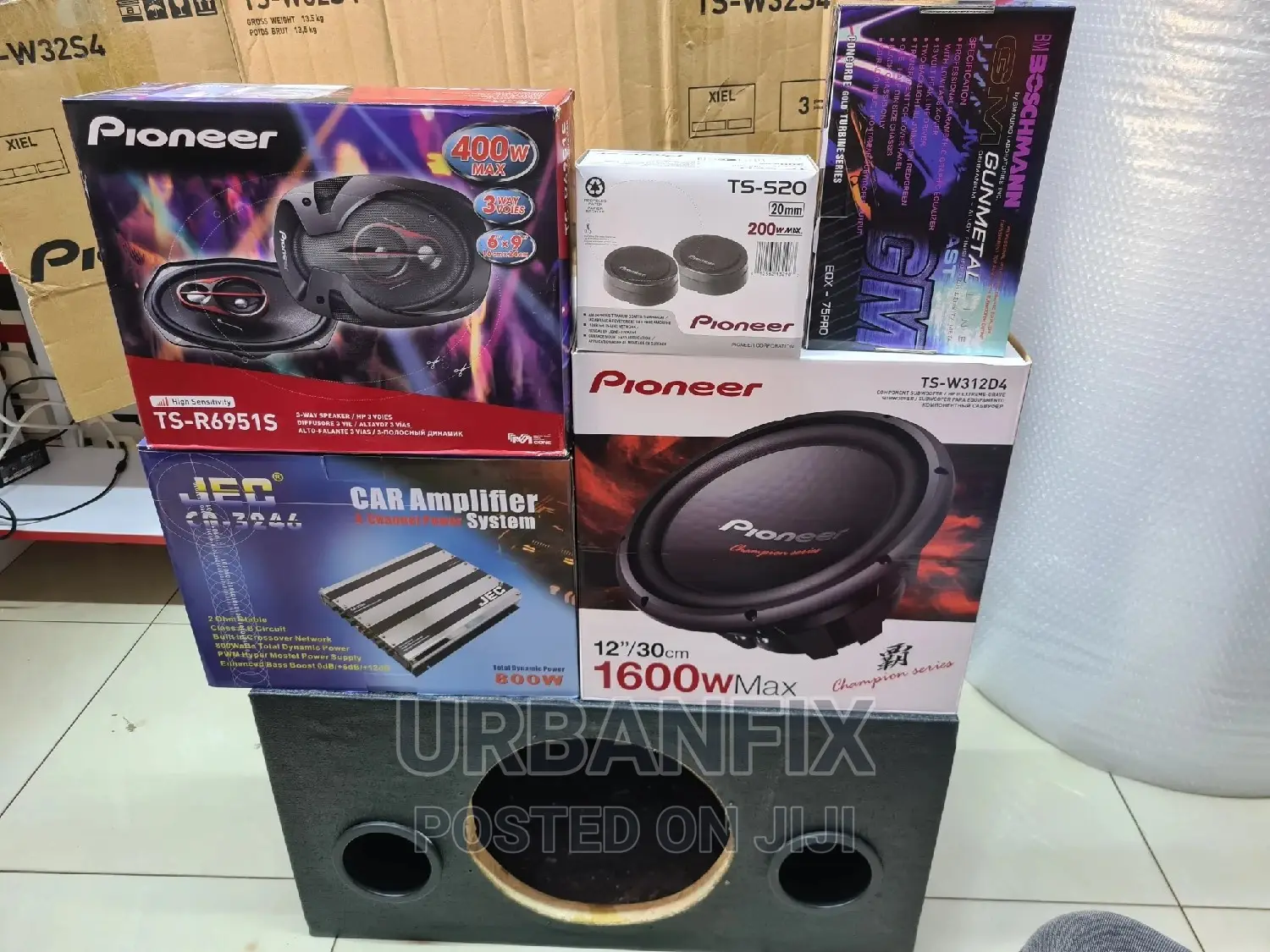 Brand New Pioneer 1600 Watts Double Coil Complete Package