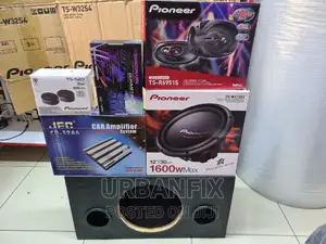 1600 Watts Pioneer Double Coil Complete Car Music System