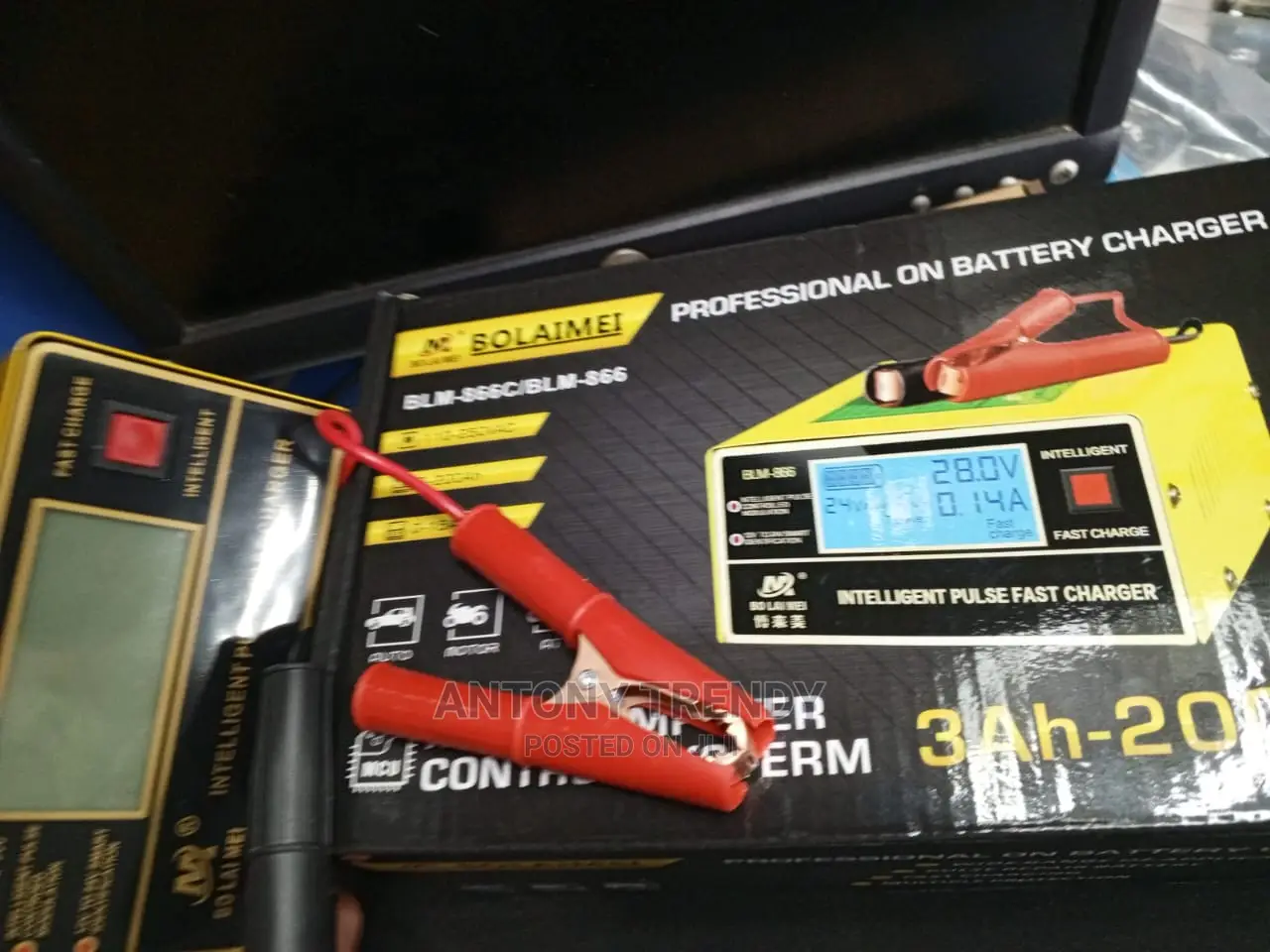 12v/24v Intelligent Car Battery Fast Pulse Charger