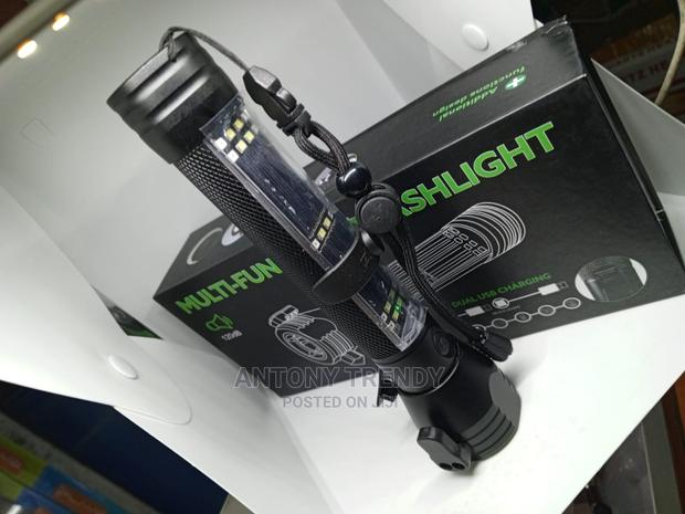USB Rechargeable Solar Powered Flashlight