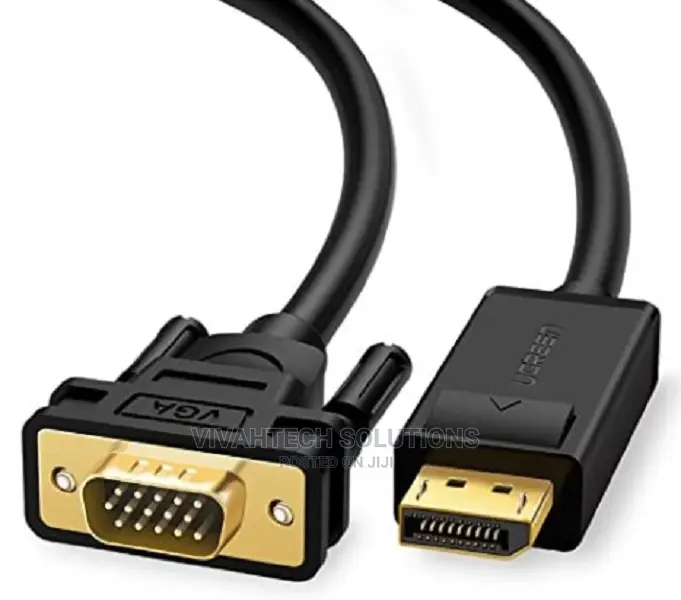 UGREEN DP Male to VGA Male Cable 1.5m (Black