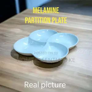 F22785 Melamine 4partition Plate 22cm