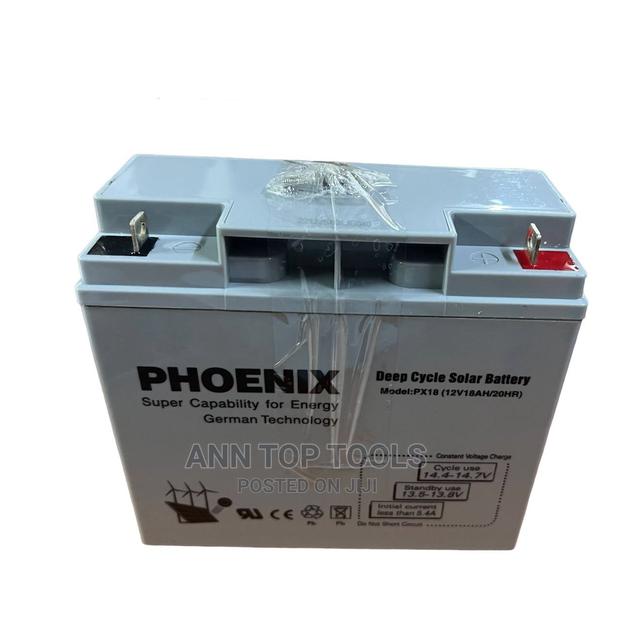 Phoenix 12v18ah Deep Cycle Solar Battery - main view