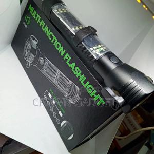 8 in 1 Multi Function Flash Light, USB, Solar Rechargeable - thumbnail 2