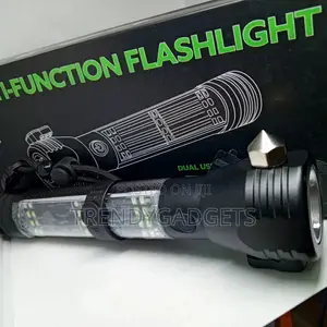 Multi Function Solar Escape Flashlight Torchlight