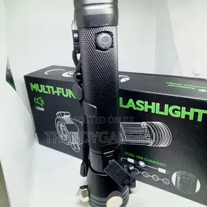 8 in 1 Multi Function Flash Light,USB Rechargeable Solar