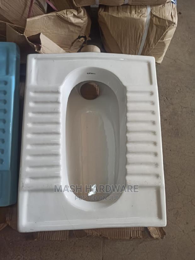 White Orient Step Toilet - main view