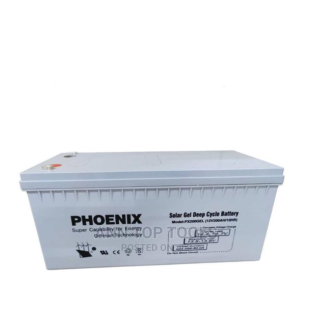 Phoenix 12v200ah Deep Cycle Solar Battery - main view