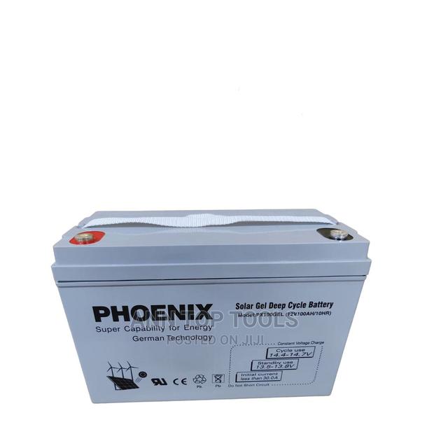 Phoenix 12V 100ah Deep Cycle Solar Battery - main view