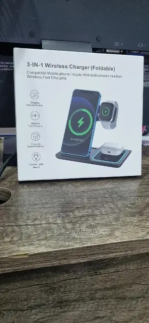 Wireless Charger 3 in 1,Magnetic Foldable Wireless Charger