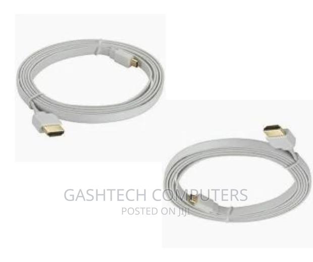 - White D-Link HDMI to Micro HDMI 1.8M Flat Cable