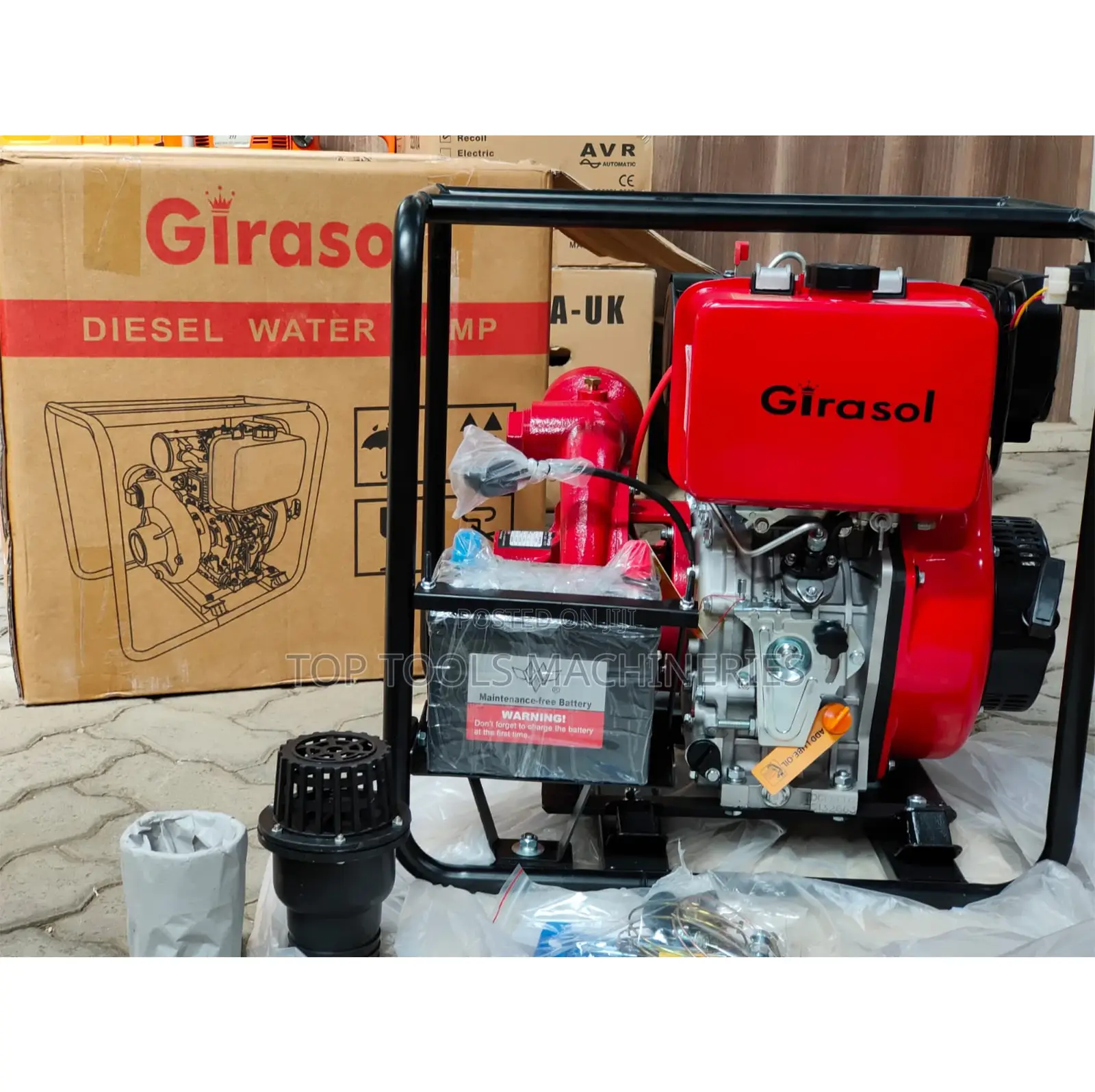 Girasol Diesel High Pressure Pump 3" Key Start