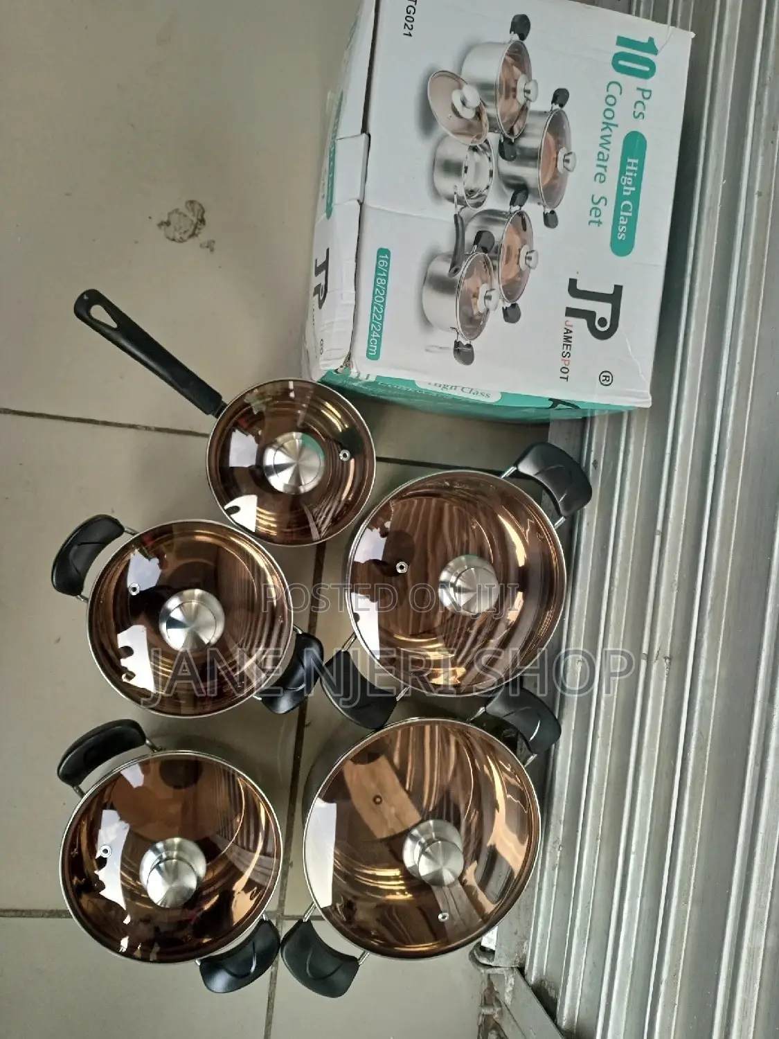 10 Pieces James Pot