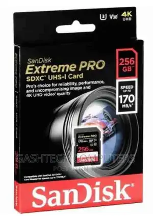 Sandisk Extreme PRO 256GB Microsdxc Memory Card