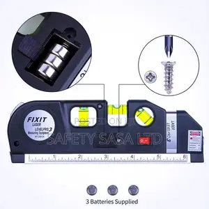 Combine Spirit Level + Laser Ruler + Tape Measure + Ruler