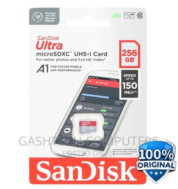 ~ Sandisk 256GB Microsd CLASS 10 120mb/Ps ^~ - main view