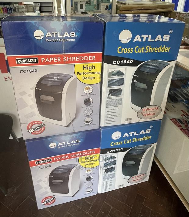 Atlas Crosscut Cc1840 Paper Shredder On Special Offer