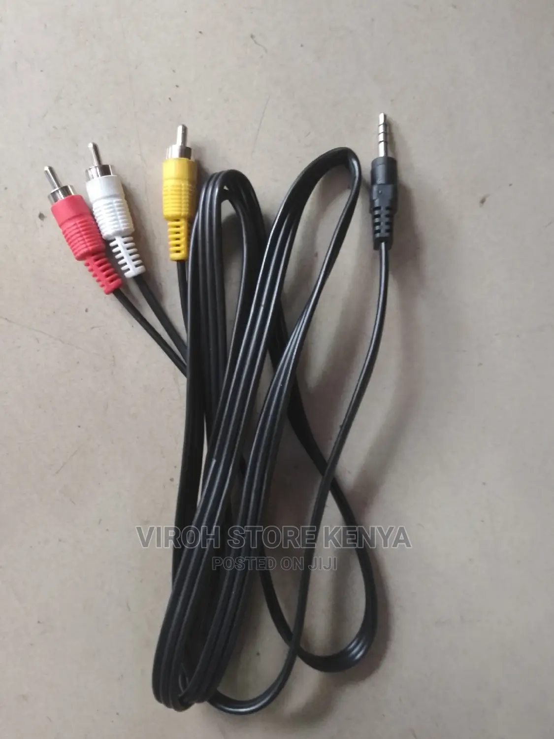 Stereo Cable 3 X 1 Cable / Av to Stereo Cable