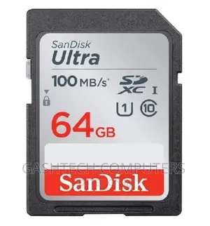 Sandisk Ultra SDXC 64GB 100mb/S Class 10 UHS-I