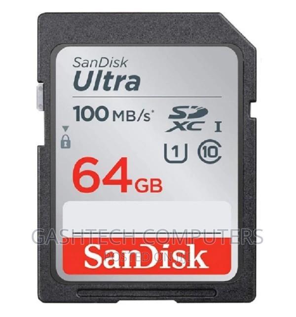 Sandisk Ultra SDXC 64GB 100mb/S Class 10 UHS-I