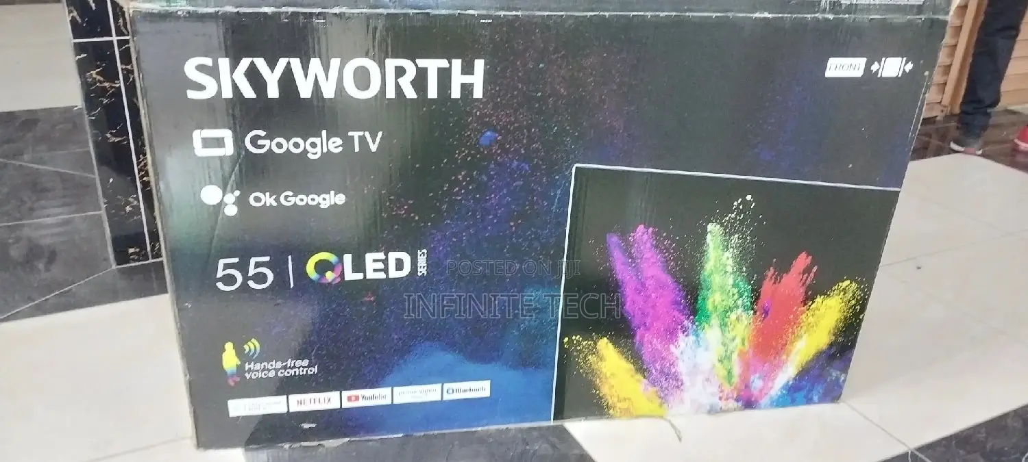 Skyworth 55" Tv Qled .( Google Series)