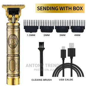 Vintage Rechargeable Metal Hair Clipper