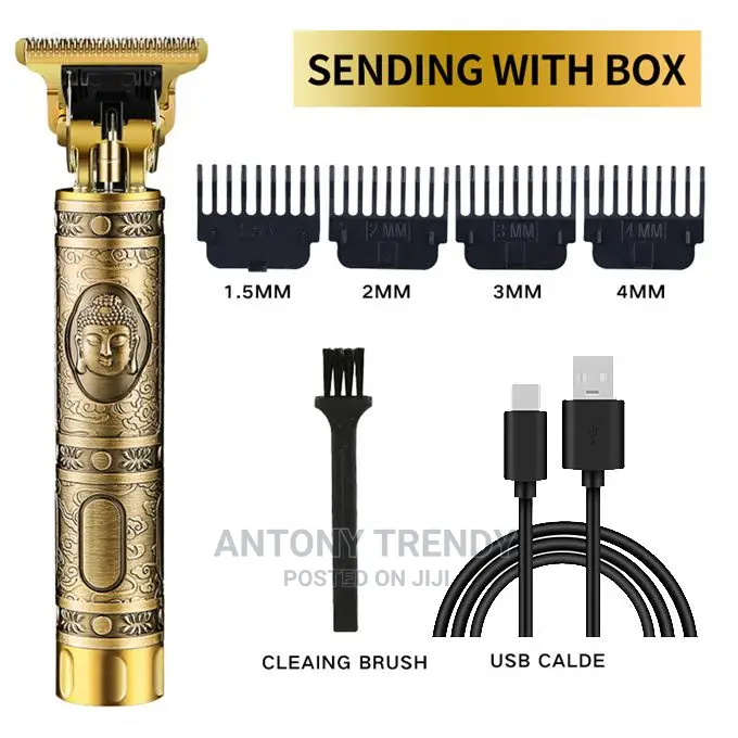 Vintage Rechargeable Metal Hair Clipper