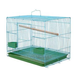 Wire Rectangular Small Cage for Small Birds and Canaries - thumbnail 2