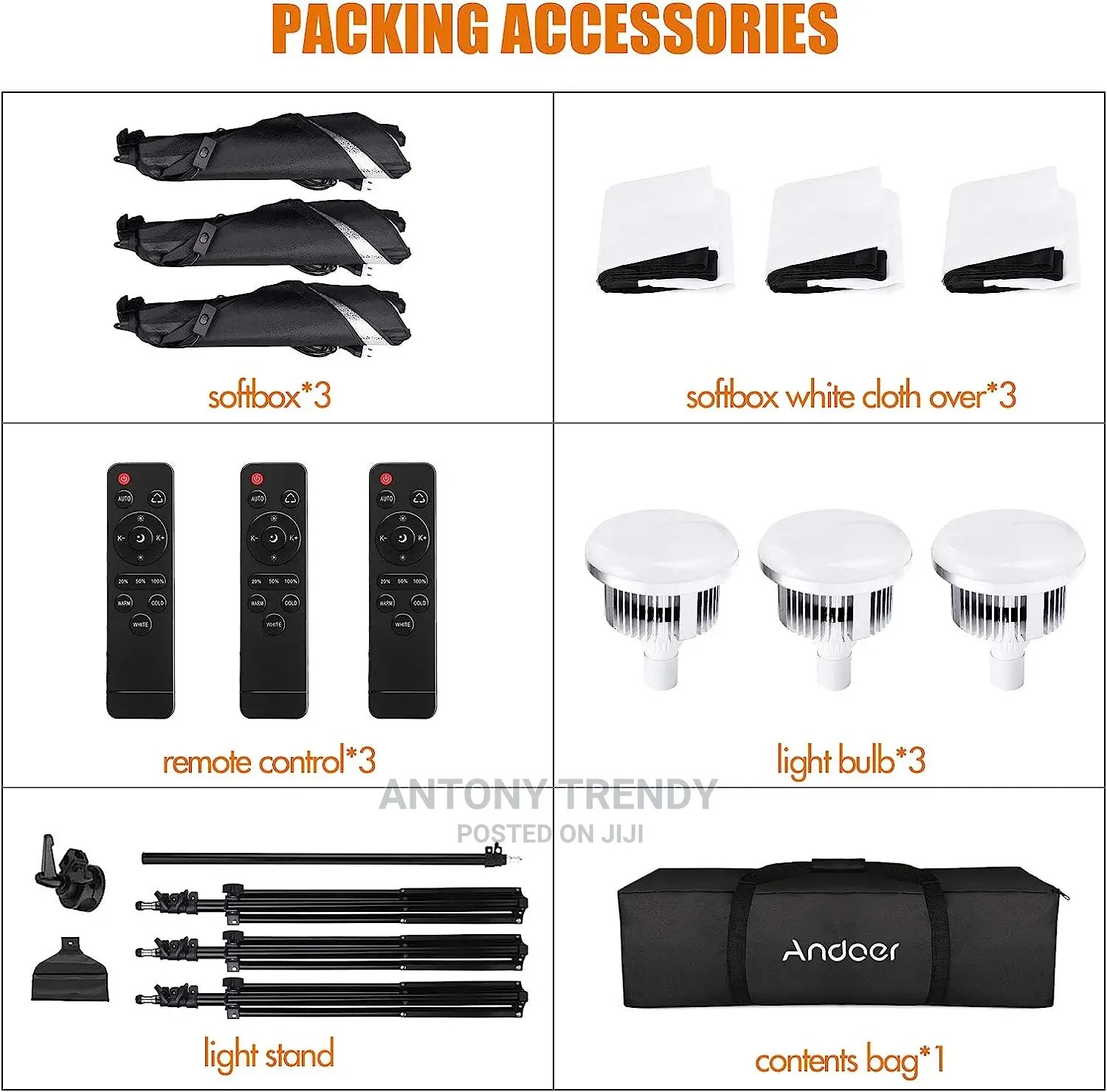 Skytex Continuous Photography Lighting Kit