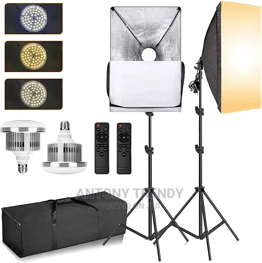 3000- E26 LED Bulb,Continuous Lighting Kit For Video