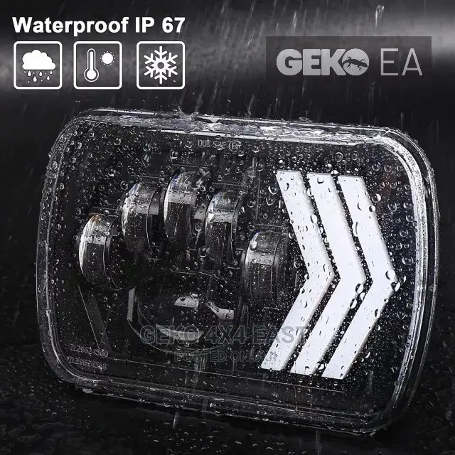 5x7 INCH LED Headlights, JEEP, HILUX (Old Shape)