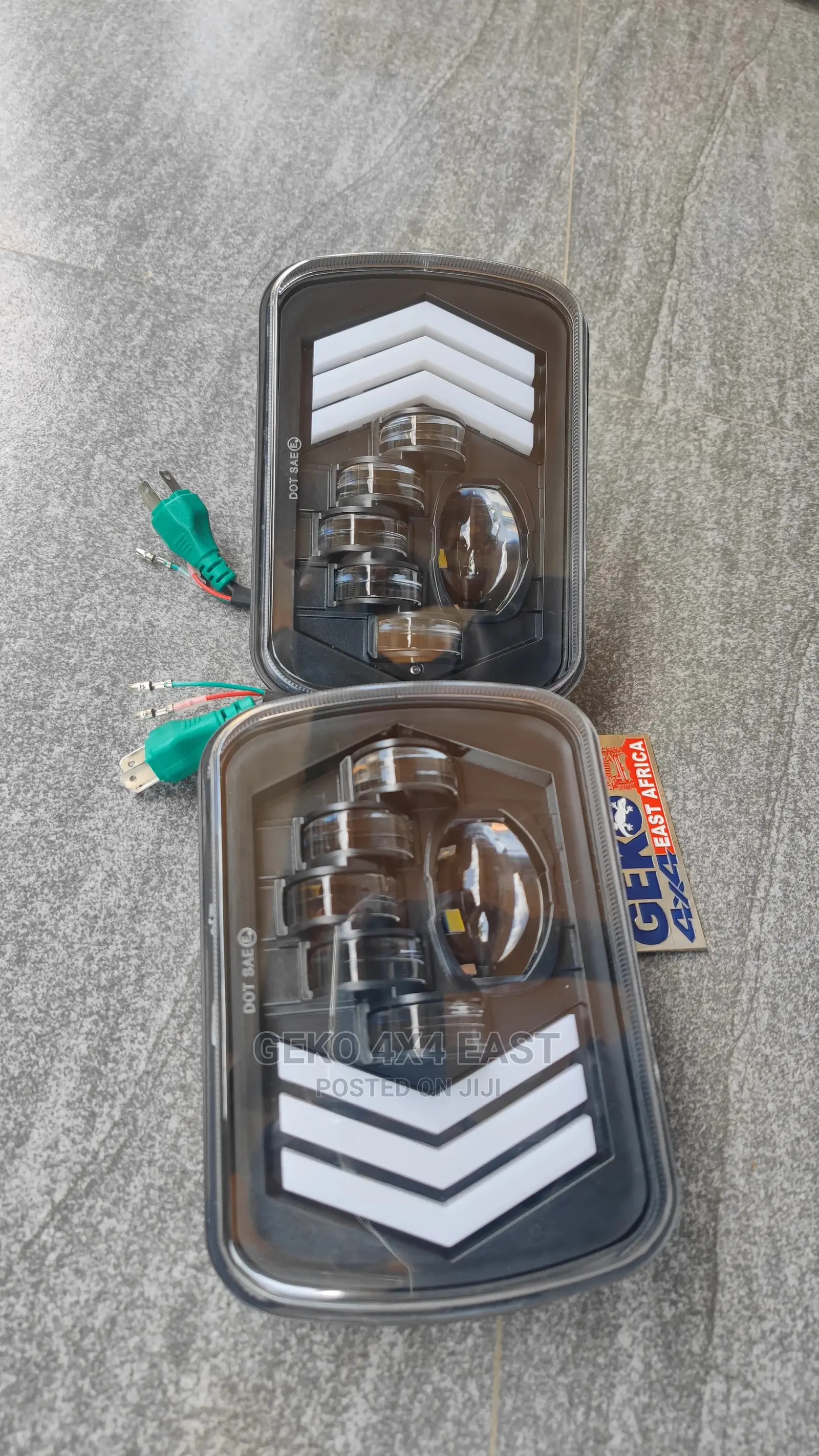 5x7 INCH LED Headlights, JEEP, HILUX (Old Shape)